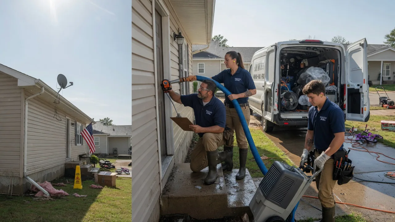 Ceiling Water Damage Restoration in Mitchells, VA near me